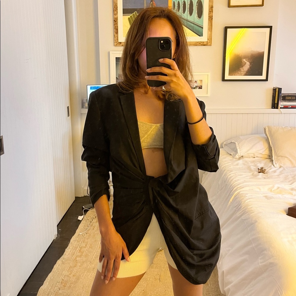 JACQUEMUS Bahia ruched blazer